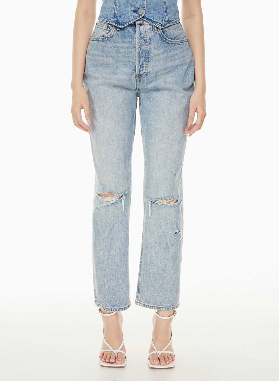 Aritizia Denim Forum The Joni High Rise Loose 29L 90s Grunge Organic Cotton 26